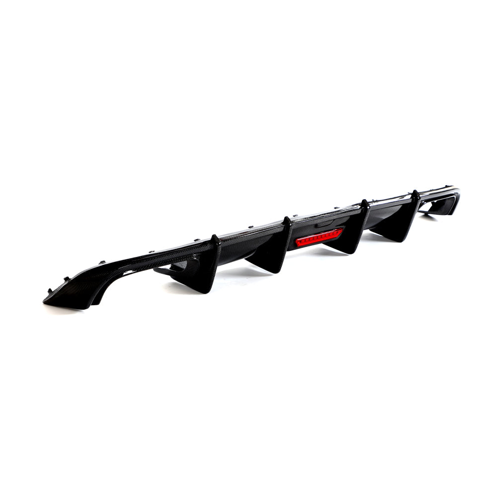 LRS Audi A4 B9 Quad Exhaust Rear Diffuser (2017-2018)