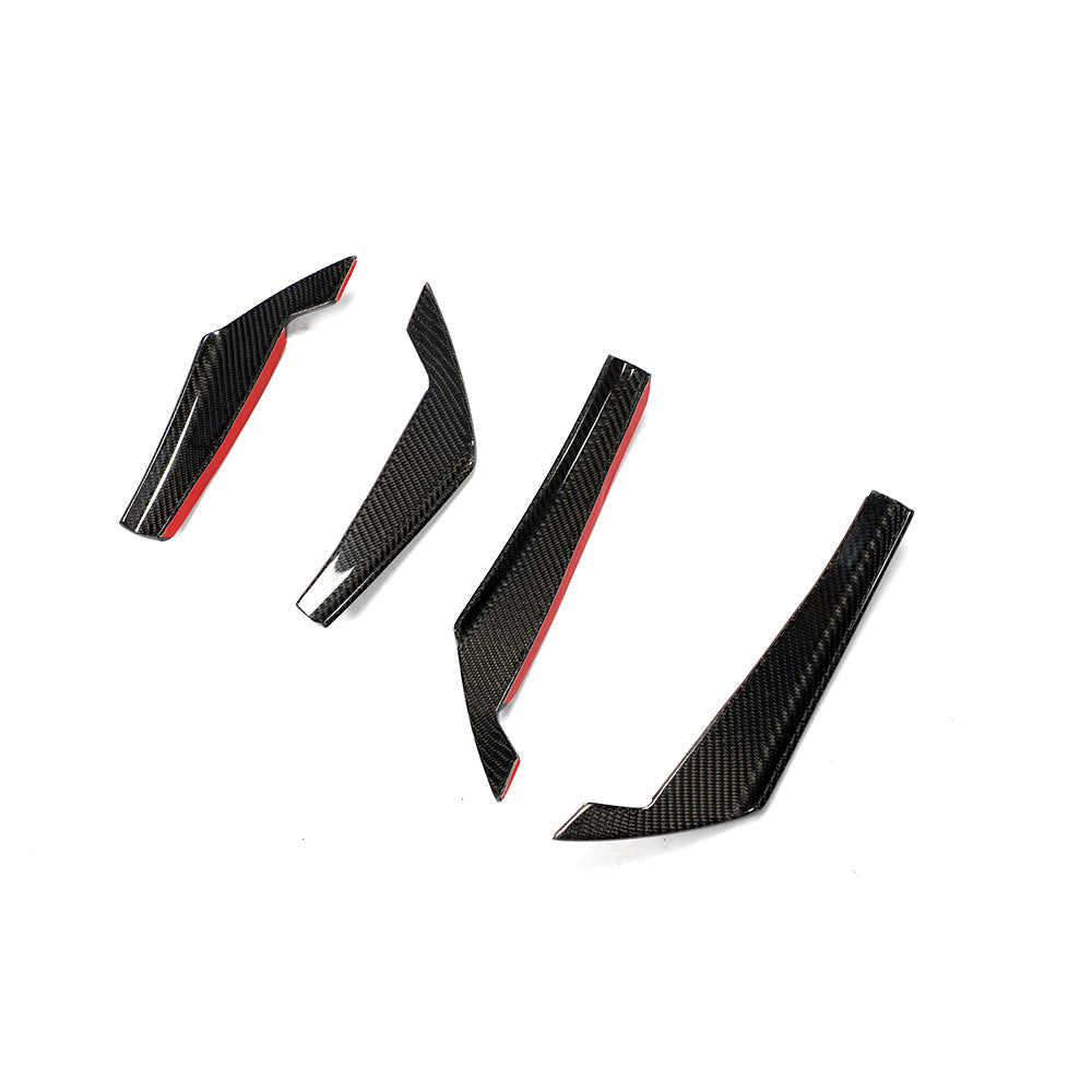LRS Audi A4 B9 Front Bumper Fins (2017-2019)