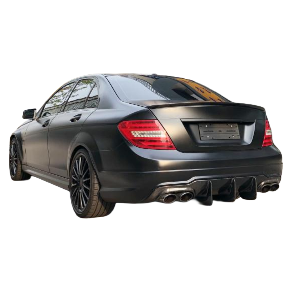 LRS Mercedes C63 AMG W204 Facelift Rear Diffuser (2012-2014)